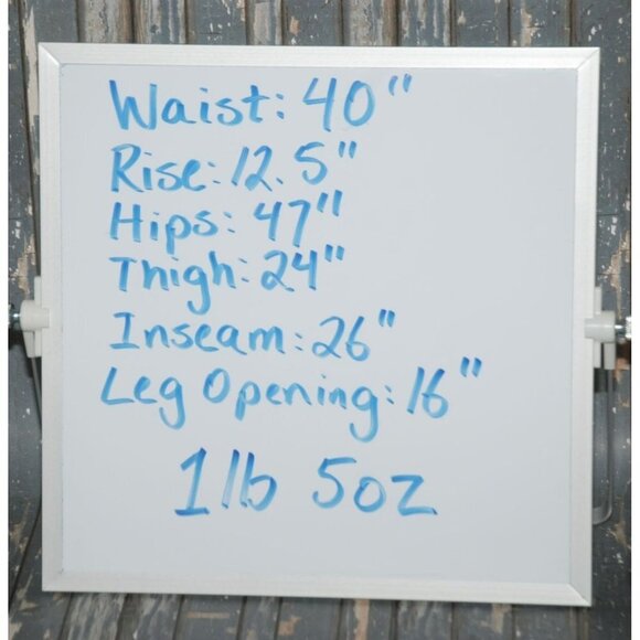 Lauren Ralph Lauren Jeans Size 20W Regal Straight Crop Stretch Denim Raw Hem - Picture 12 of 12